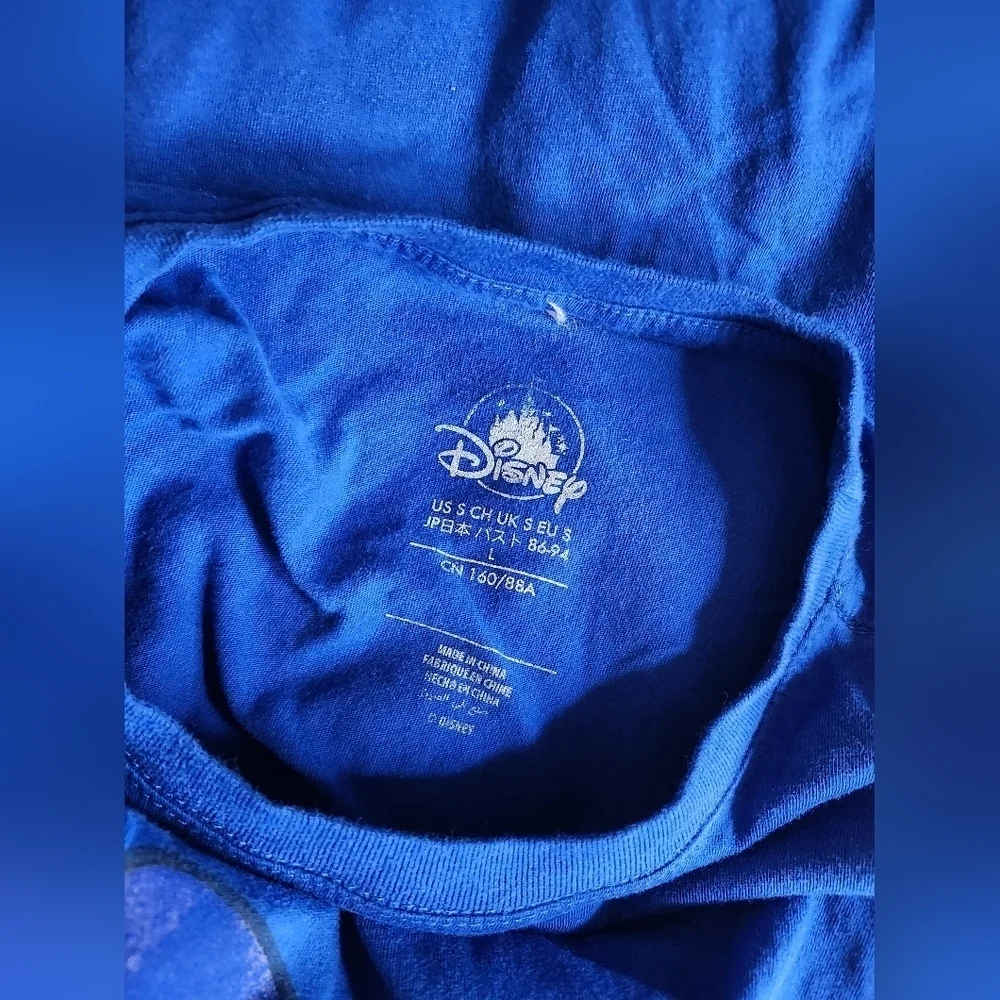 Disneyland Resort Blue And Glitter Mickey Mouse Sorcerer Hat T-Shirt - Picture 5 of 5